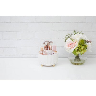 Thinkspace Cosmetic Rotating Storage - White