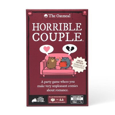Exploding Kittens Horrible Couple Card Game