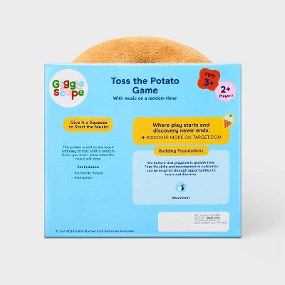 Toss the Potato Game - Gigglescape: Electronic Toy, Hot Potato, Social Skills, 2+ Players, Ages 3+, Batteries Included