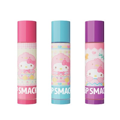 Lip Smacker Hello Kitty Lip Balm - Blue - 3pk