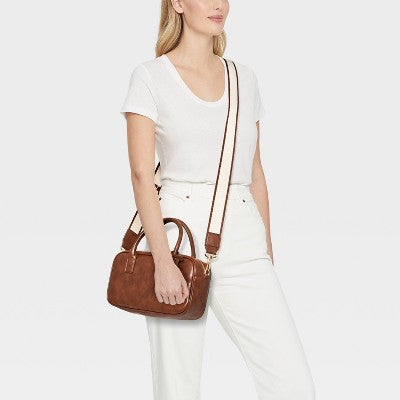 Small Satchel Handbag - Universal Thread Brown