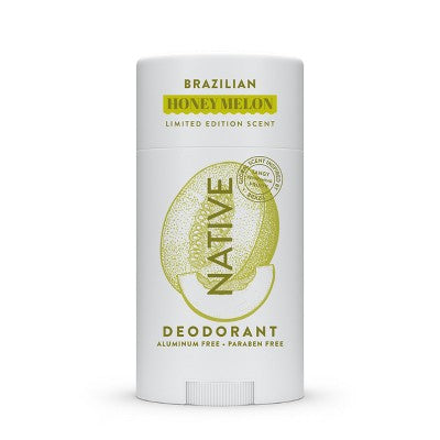 Native Limited Edition Aluminum-Free and Residue-Free Global Flavors Deodorant - Honey Melon - 2.65 fl oz