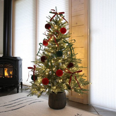Philips 4.5' Balsam Fir Pre-Lit Artificial Christmas Tree Bicolor Slow Twinkle (LOCAL PICKUP ONLY)