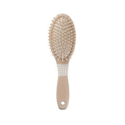 Conair Ceramic Wood Wooden Bristle Cushion Hair Brush - All Hair