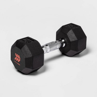 Hex Dumbbell 20lbs Black - All In Motion (LOCAL PICKUP ONLY)