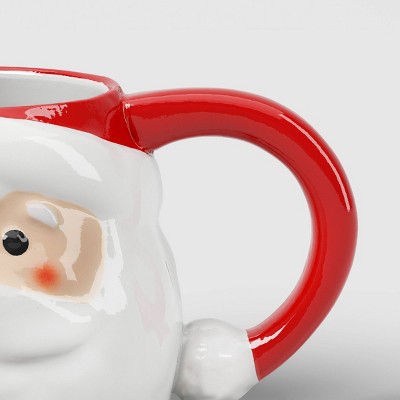 19oz Christmas Figural Santa Mug - Wondershop