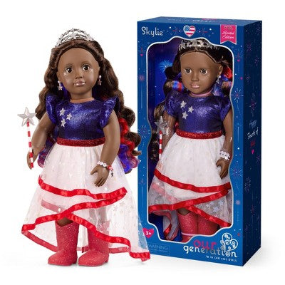 Our Generation Skylie Fourth of July 18" Doll and Accessories Keepsake Collection 2026 Celebration Series