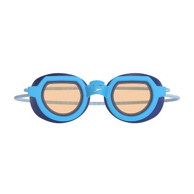 Speedo Kids' Sunny Vibes Swim Goggles - Blue: Flexible Construction, Anti-Fog Lens