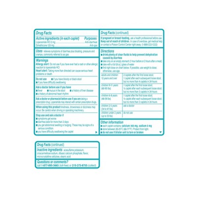 Imodium Multi-Symptom Relief Treatment Caplets - 12ct