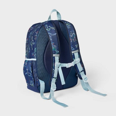 Kids' 17'' Classic Backpack - Cat & Jack Dino: For Kindergarten to Middle School