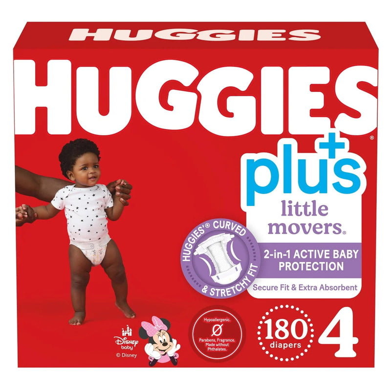 Huggies Plus Diapers Size 4 (22-37 Pounds), 180 Count (LOCAL PICKUP ONLY)