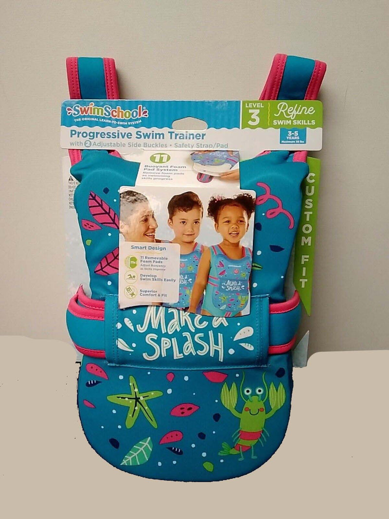 SwimSchool Progressive Swim Trainer with Adjustable Side Buckles