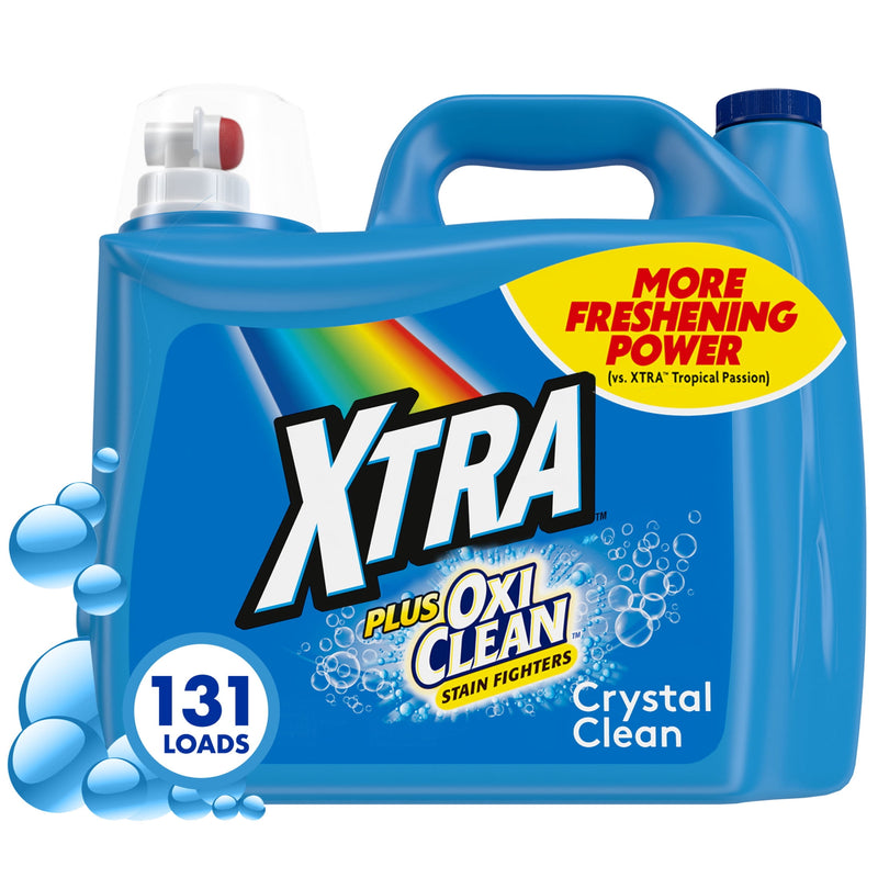 Xtra Plus OxiClean, 131  Loads Liquid Laundry Detergent, 203.1 fl oz (LOCAL PICKUP ONLY)