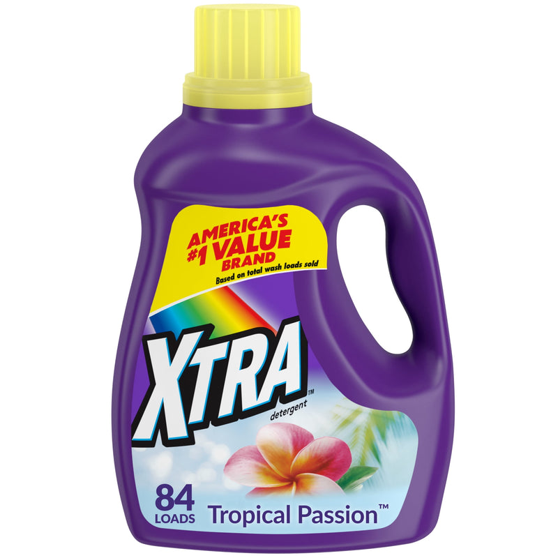 Xtra Tropical Passion, 84 Loads Liquid Laundry Detergent, 100.8 fl oz (LOCAL PICKUP ONLY)