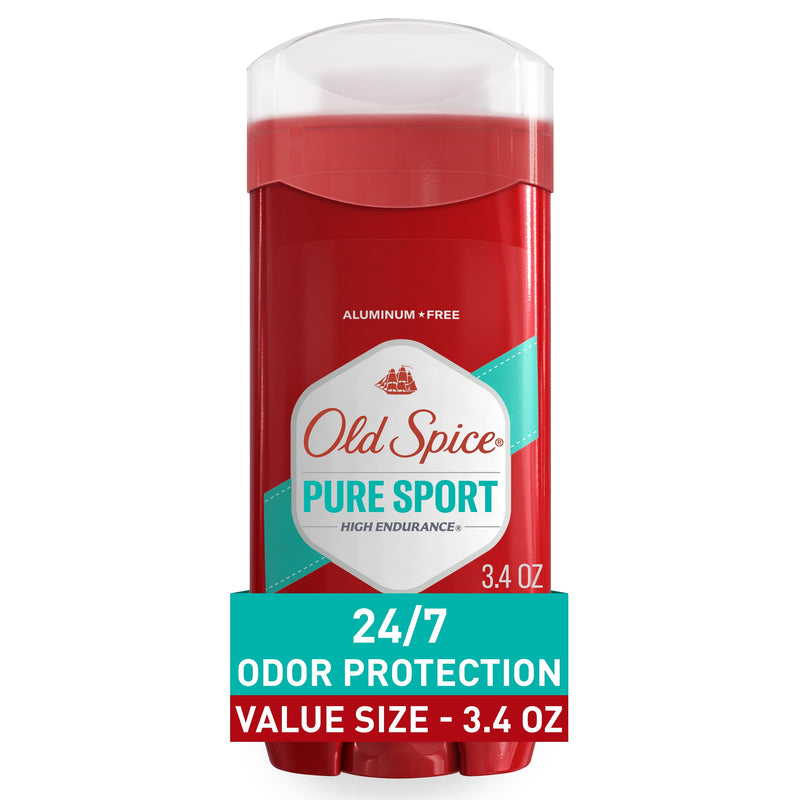 Old Spice Aluminum Free Deodorant for Men, High Endurance Pure Sport, 3.4 oz
