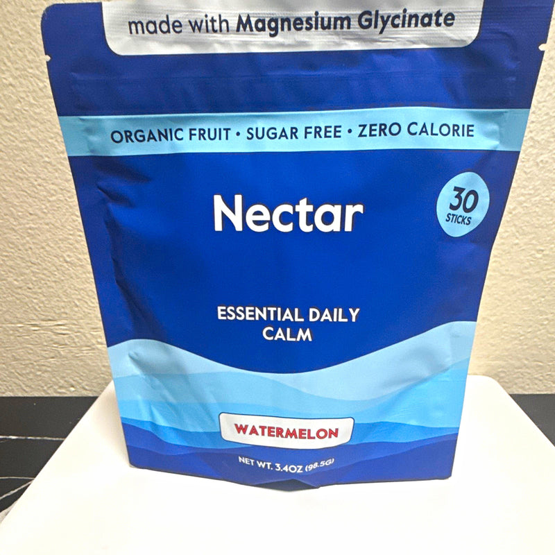 Nectar Daily Calm Watermelon Magnesium Glycinate 30 Sticks Exp 05/2028