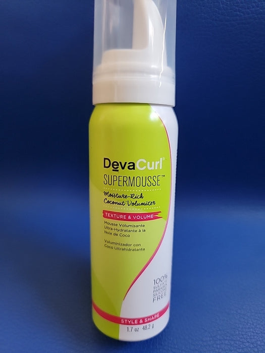 DEVACURL - SUPERMOUSSE - MOISTURE RICH COCONUT VOLUMIZER - 1-7OZ - NEW